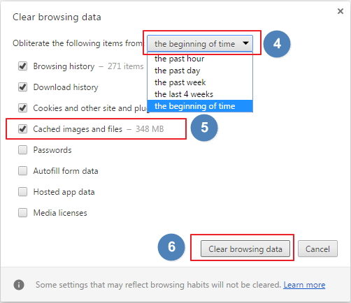 clear dns cache in google chrome