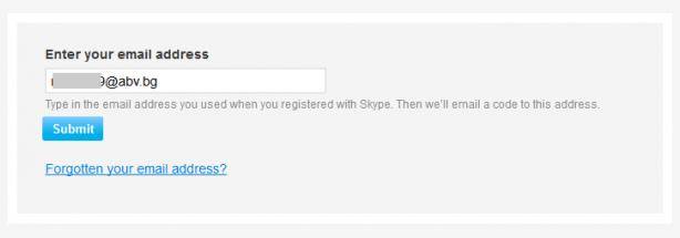 forgot skype password