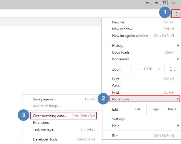 flush goole chrome dns cache 