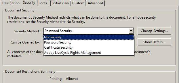 how to password protect an adobe pdf file