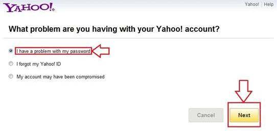 forgot yahoo password and security question answers