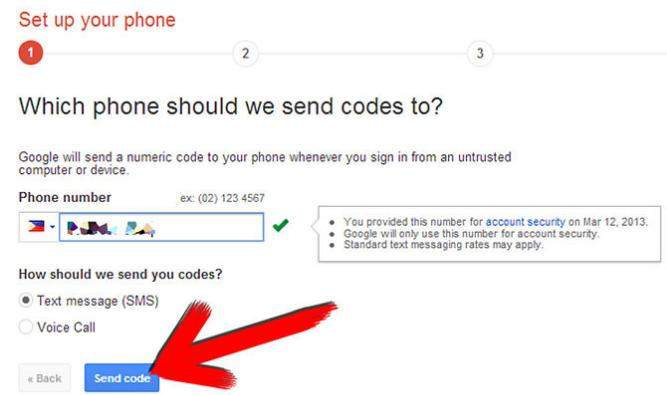 how to password protect gmail account with two-step verification