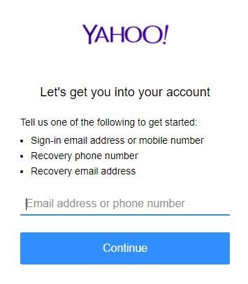  tell Yahoo information you remember