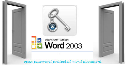 open password protected word document