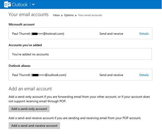 send email from other account in outlook.com