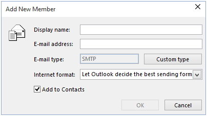  how to create distribution list in outlook