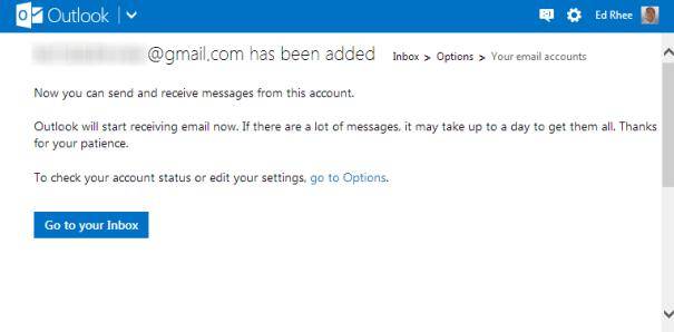 how to send email from other account in outlook.com