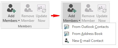 how to create contact group in outlook