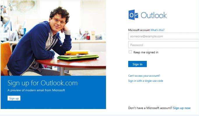 microsoft outlook accounts