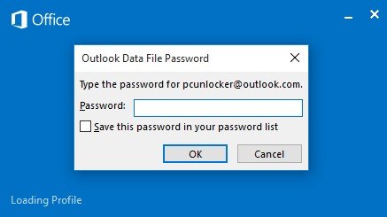 recover protected outlook file