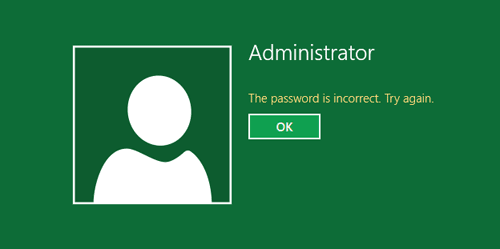 Windows 8 Password Recovery