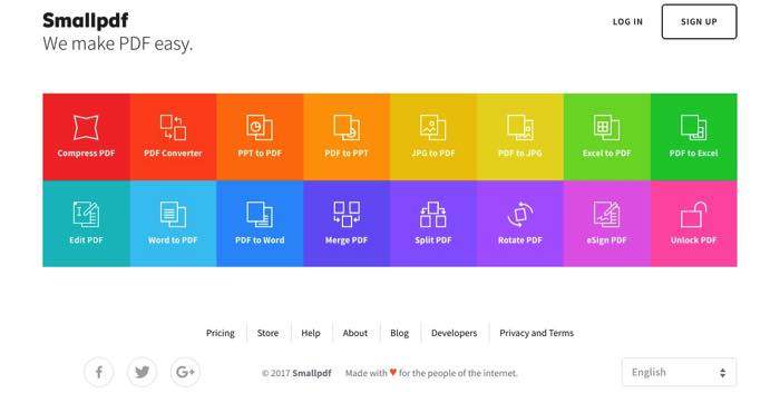 online-based all in one PDF service