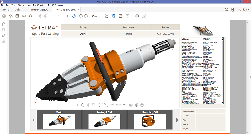  Tetra4D 3D PDF Converter