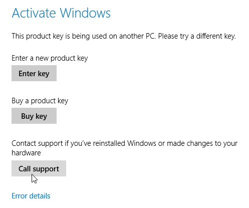 activate windows and enter key