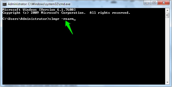 command prompt window