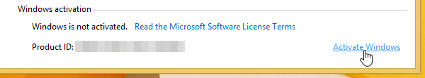 windows is not activated