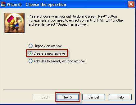 how to encrypt a rar file