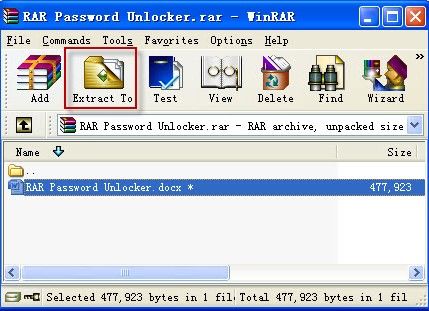 remove winrar password