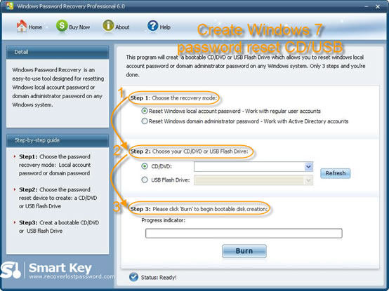 Windows 7 password reset