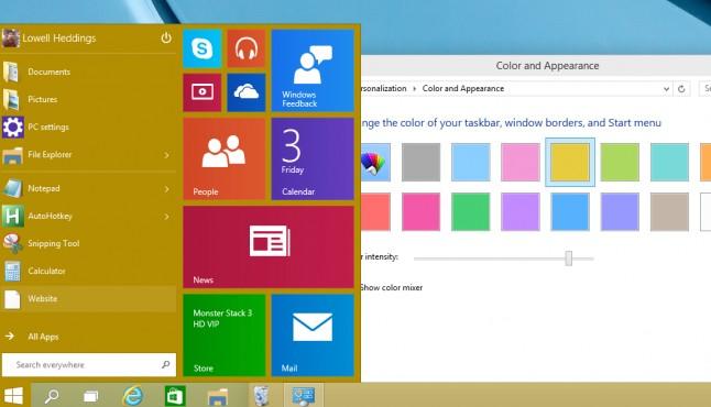 personalize the start menu in windows 10