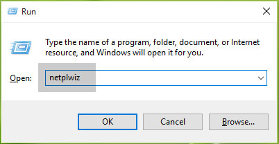 netplwiz