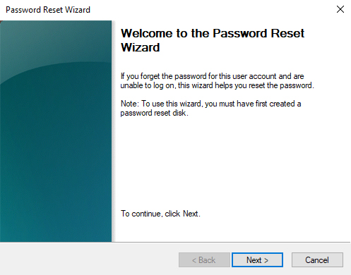 password recovery wizard