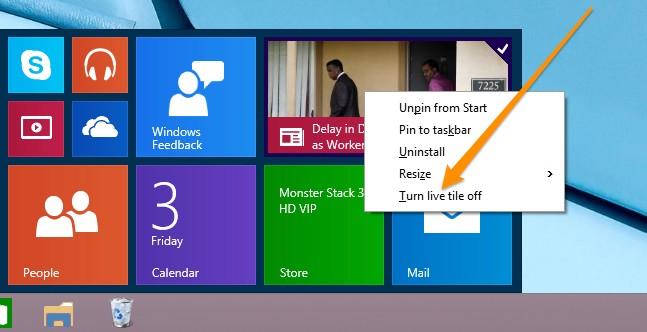 use the start menu in windows 10