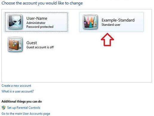 delete a user account in windows 7