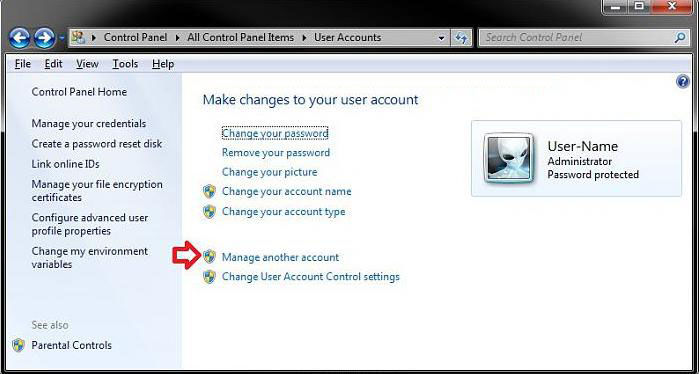 how to create a user account in windows 7