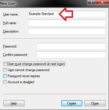 add a new user account in windows 7