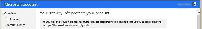 how to remove trusted device in microsoft account