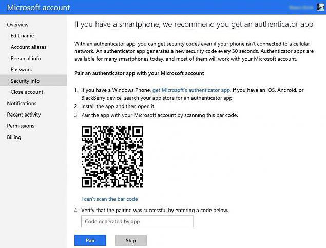 how to turn on two-step verification for your microsoft account