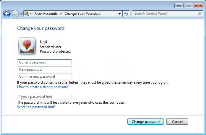 how to reset start up password