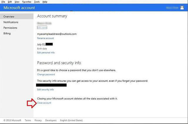 how to remove microsoft account in windows 8