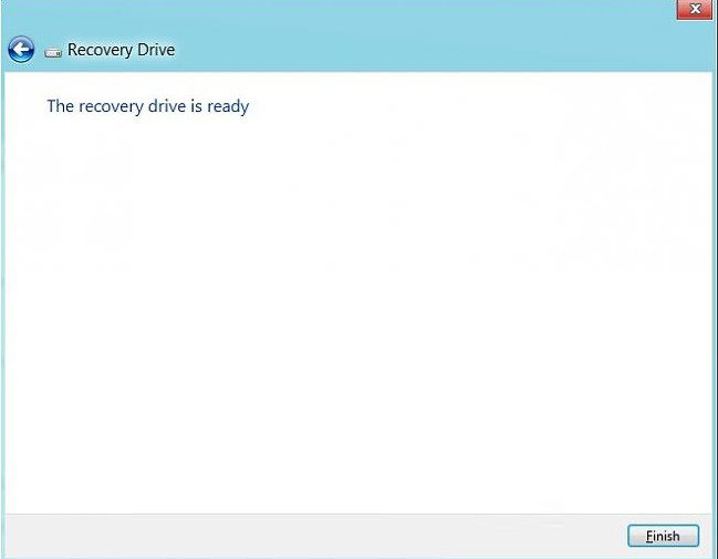 create recovery usb flash drive in windows 8.1