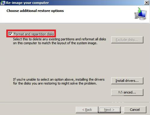 how to use system image recovery on windows 8