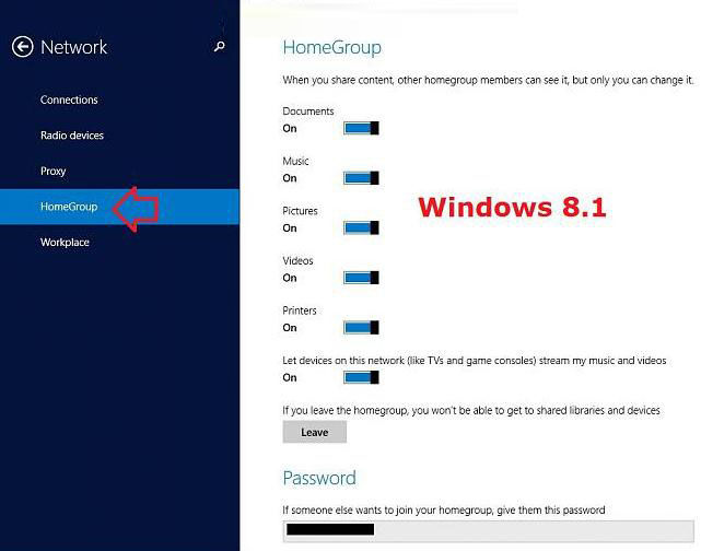 set up homegroup in windows 8.1