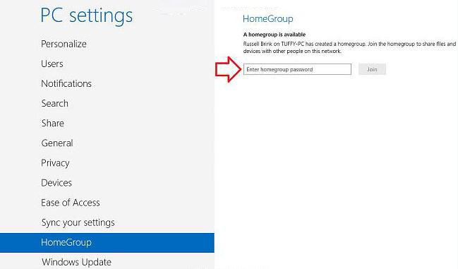 how to join homegroup in windows 8.1