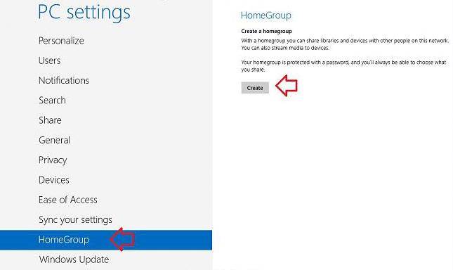 how to create homegroup in windows 8.1