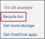 recover deleted files and folder on onedrive