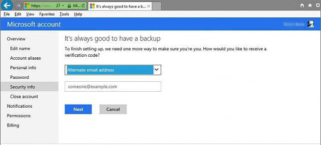 enable two-step verification for your microsoft account