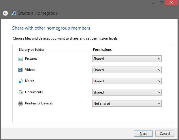 how to create homegroup in windows 8.1