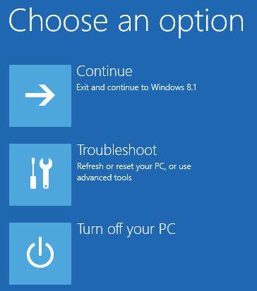 how to access uefi bios setting in windows 8.1