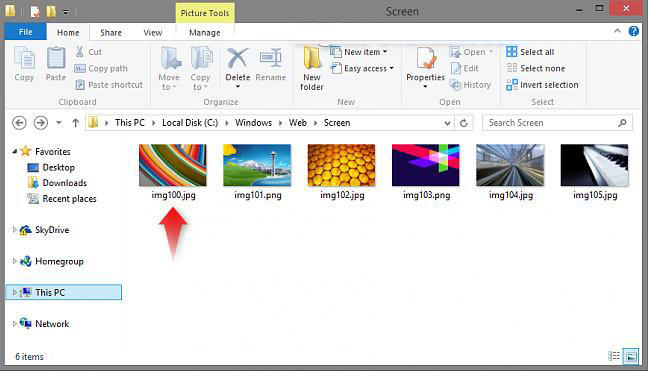 how to change default lock screen in windows 8