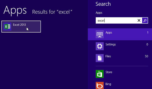 search windows 8's programs