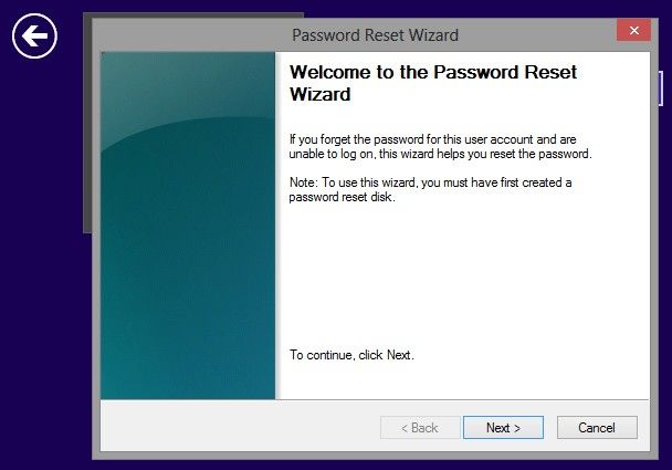 windows 8 says password wrong