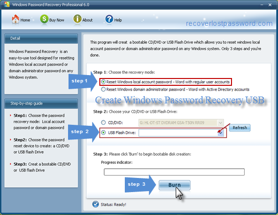 windows password recovery professional