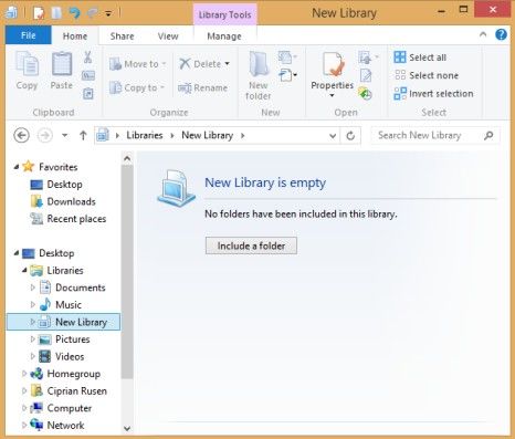 how to create folders in library