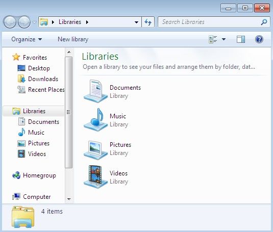 how to use libraries in windows