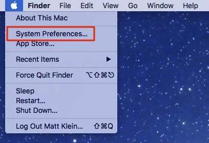 mac system preferences